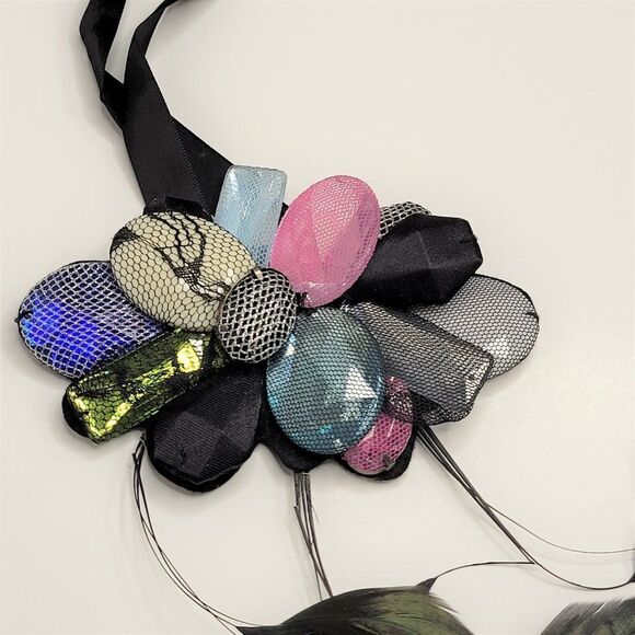 Feather Choker Necklace - Picture 5 of 8